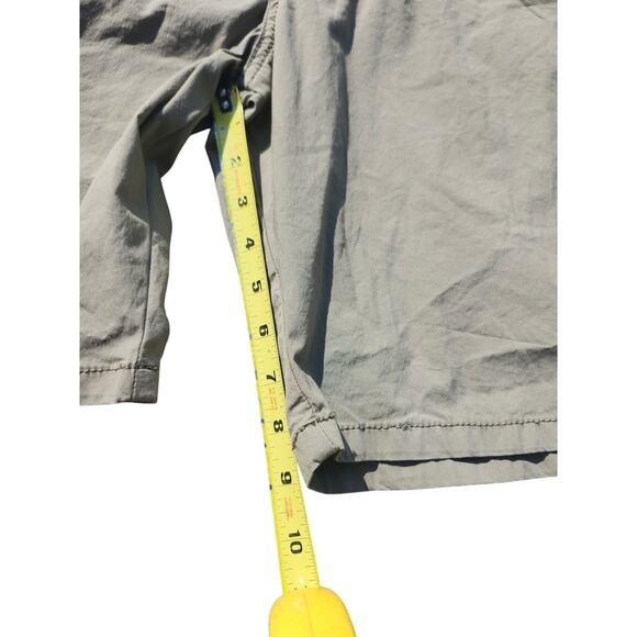 Wrangler Men's Khaki Outdoor Shorts 48x9 Flat Front Stretch Hiking Casual Preppy - Picture 3 of 9